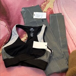 Good American Black and Gray Sports Set